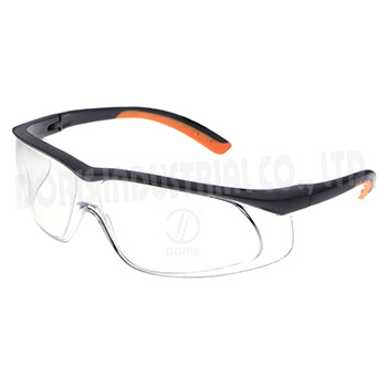 Safety eye glasses with side shields