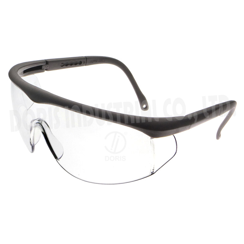 Safety eye glasses with side shield