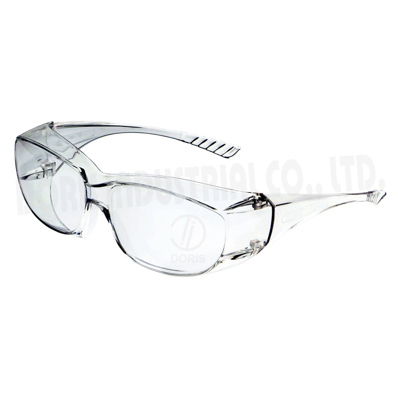 Über der Brille Stil Schutzbrille mit schlankem Design