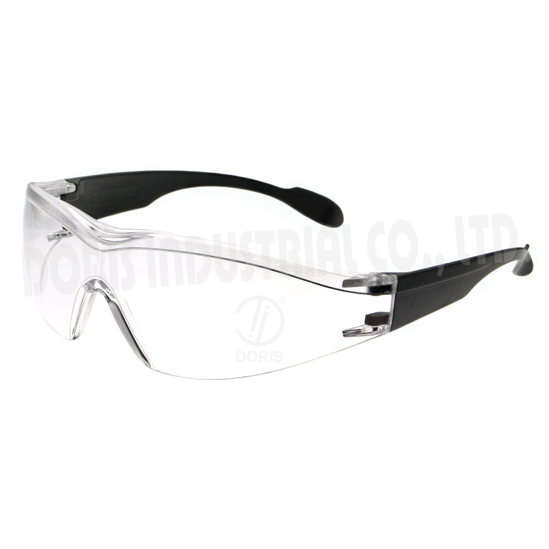 Lunettes de protectionUne pièce enveloppante autour des lunettes de protection