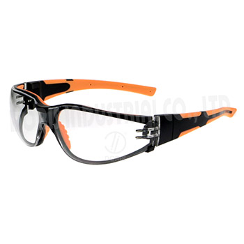 Gafas de seguridad industrial con patillas y correas intercambiables, HC6811 (DOC)