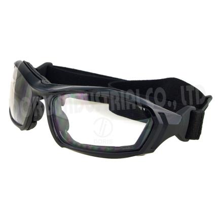 Full frame safety eyewear / goggles with vented foam pad
