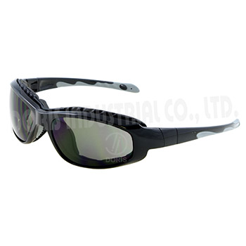 Vollformat-Schutzbrille / Brille mit austauschbarem Riemen und Bügeln