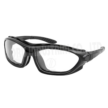 Full frame safety glasses / goggles with replaceable temples and straps, HC4040 (DC)