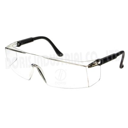 Industrial glasses with adjustable temples