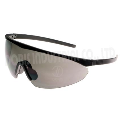 Halbrahmen-Schutzbrille mit schlankem Nylonrahmen / B&#xFC;gel