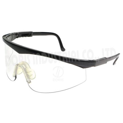 Halbrahmen-Sicherheitsbrille mit verstellbaren B&#xFC;geln