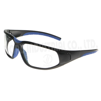 Vollrandbrille mit seitlichen Belüftungsöffnungen
