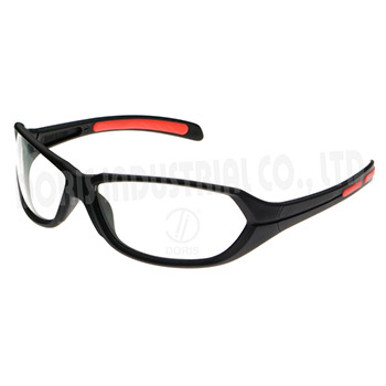 Full frame anti fog safety glasses with rubber temple tips, HR571 (DRC)