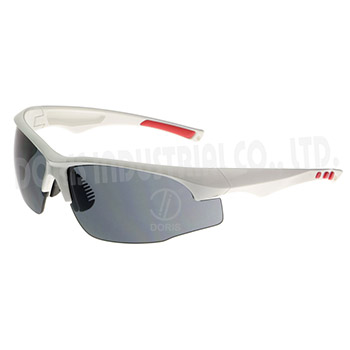 Half frame safety spectacles with extensive eye coverage, HC8620 (WRS)