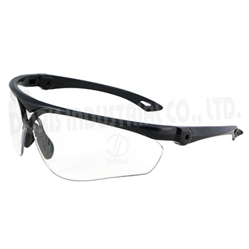 Half frame safety glasses with adjustable temples, HC7050 (DC)
