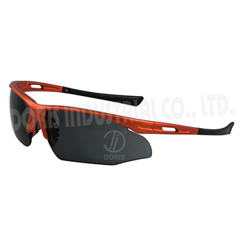 Half frame safety eyewear with slimlined temple design, HC7750 (RDS)