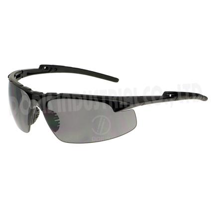 Halbrahmen-Sicherheitsbrille mit stromlinienf&#xF6;rmigen B&#xFC;geln