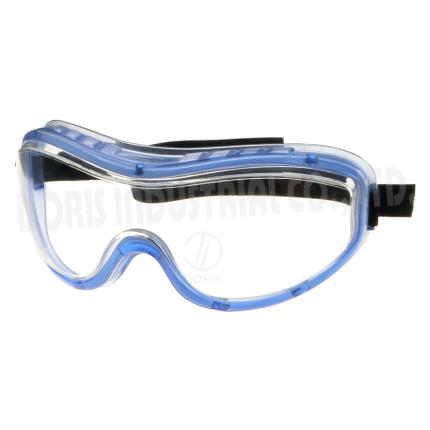 Schutzbrille mit indirekter Bel&#xFC;ftung