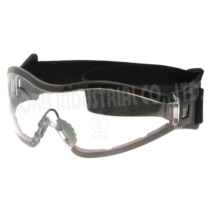 Panoramic view safety goggles