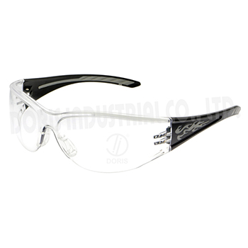 One piece wrap around safety spectacles, HC4300 (DSC)
