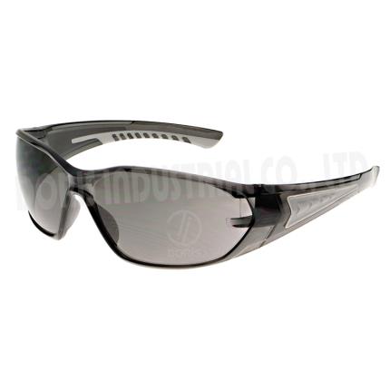 Einteilige, stromlinienf&#xF6;rmige Schutzbrille