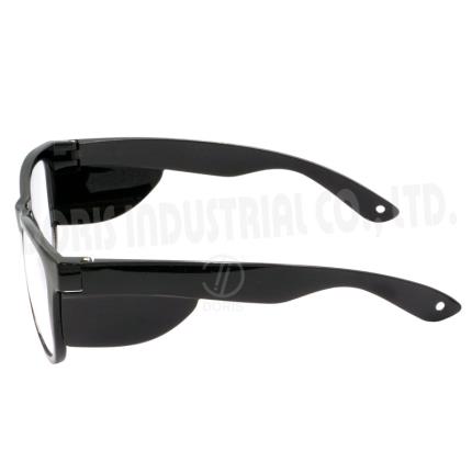 Gafas de seguridad de montura completa con protecci&#xF3;n lateral.